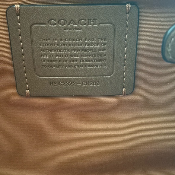 NWT Coach Rowan Satchel - Sandy Beige Colorblock - Picture 9 of 11